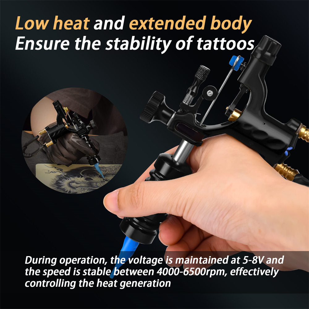 ATOMUS Dragonfly Tattoo Machine - Rotary Motor Gun Shader Liner for Artists/Beginners