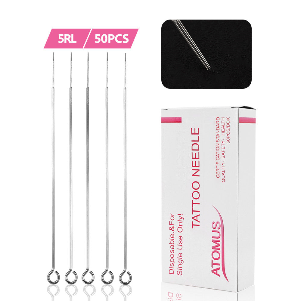 ATOMUS Tattoo Traditional Needle 50pcs #12 0.35mm 1203 1205 1207 1209 RL RS M1 Series