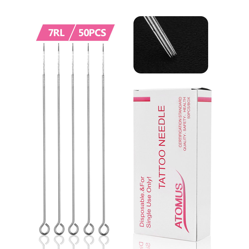 ATOMUS Tattoo Traditional Needle 50pcs #12 0.35mm 1203 1205 1207 1209 RL RS M1 Series