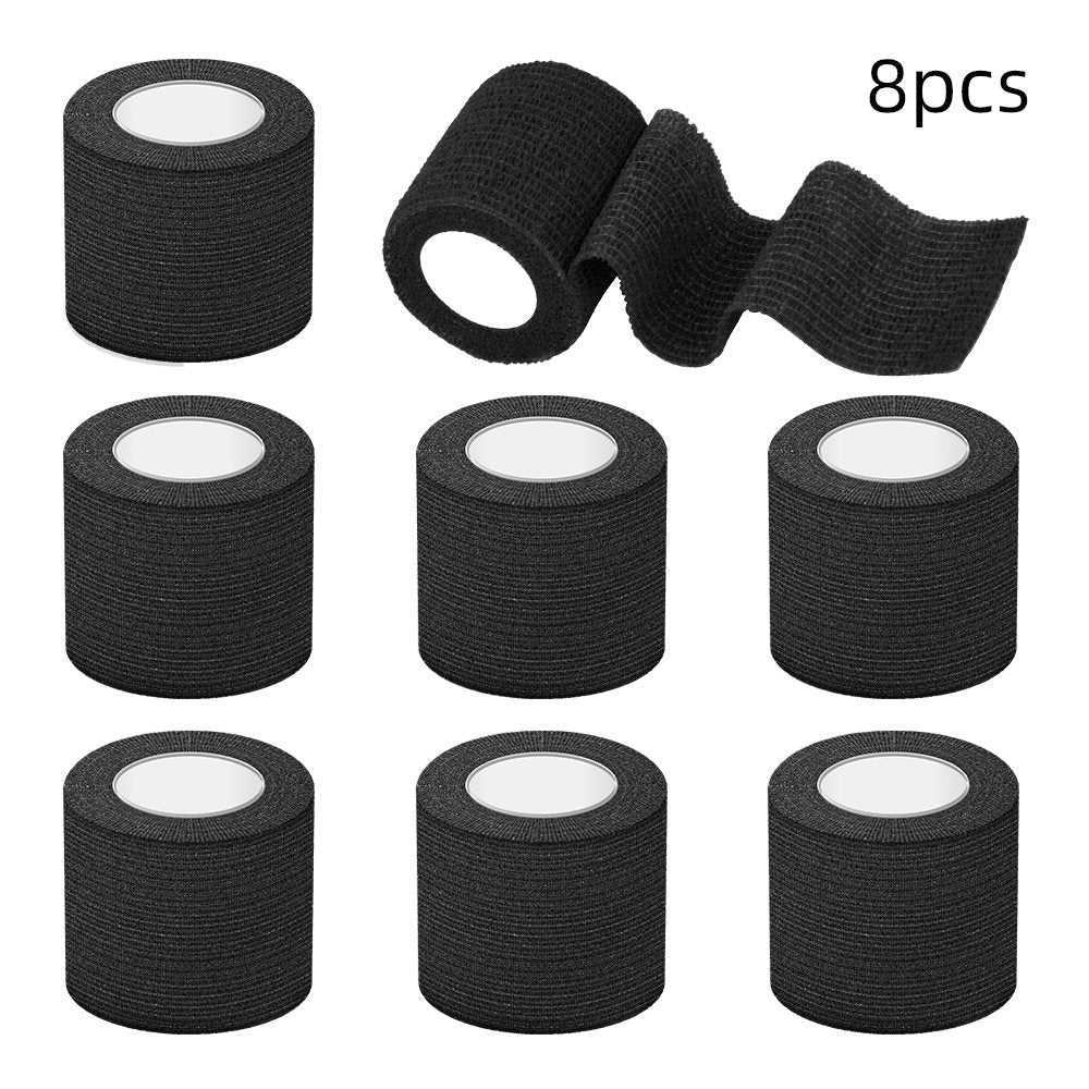 ATOMUS 8 Pack Self Adhesive Tattoo Bandage Wrap 2"  Athletic Tape Tattoo Grip Wrap Ankle Tape