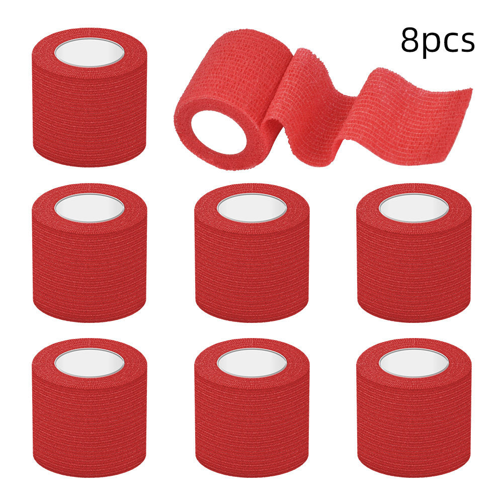 ATOMUS 8 Pack Self Adhesive Tattoo Bandage Wrap 2"  Athletic Tape Tattoo Grip Wrap Ankle Tape