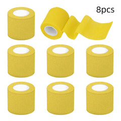 ATOMUS 8 Pack Self Adhesive Tattoo Bandage Wrap 2"  Athletic Tape Tattoo Grip Wrap Ankle Tape