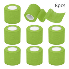 ATOMUS 8 Pack Self Adhesive Tattoo Bandage Wrap 2"  Athletic Tape Tattoo Grip Wrap Ankle Tape