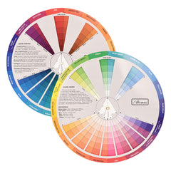 ATOMUS 23cm Color Wheel Chart - Pigment Mixing for Permanent Makeup and Body Art