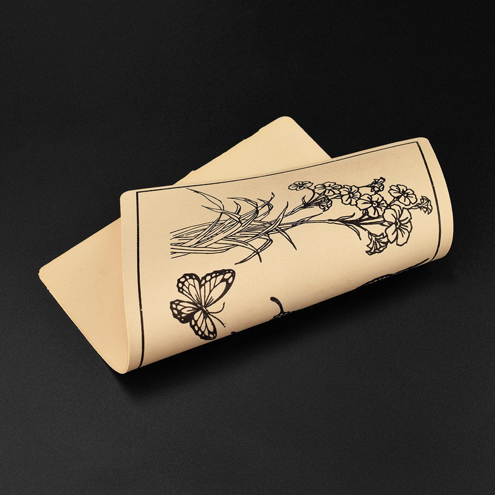ATOMUS 1mm Tattoo Skin Practice-5pcs Fake Skin for Beginner Skins Butterflies