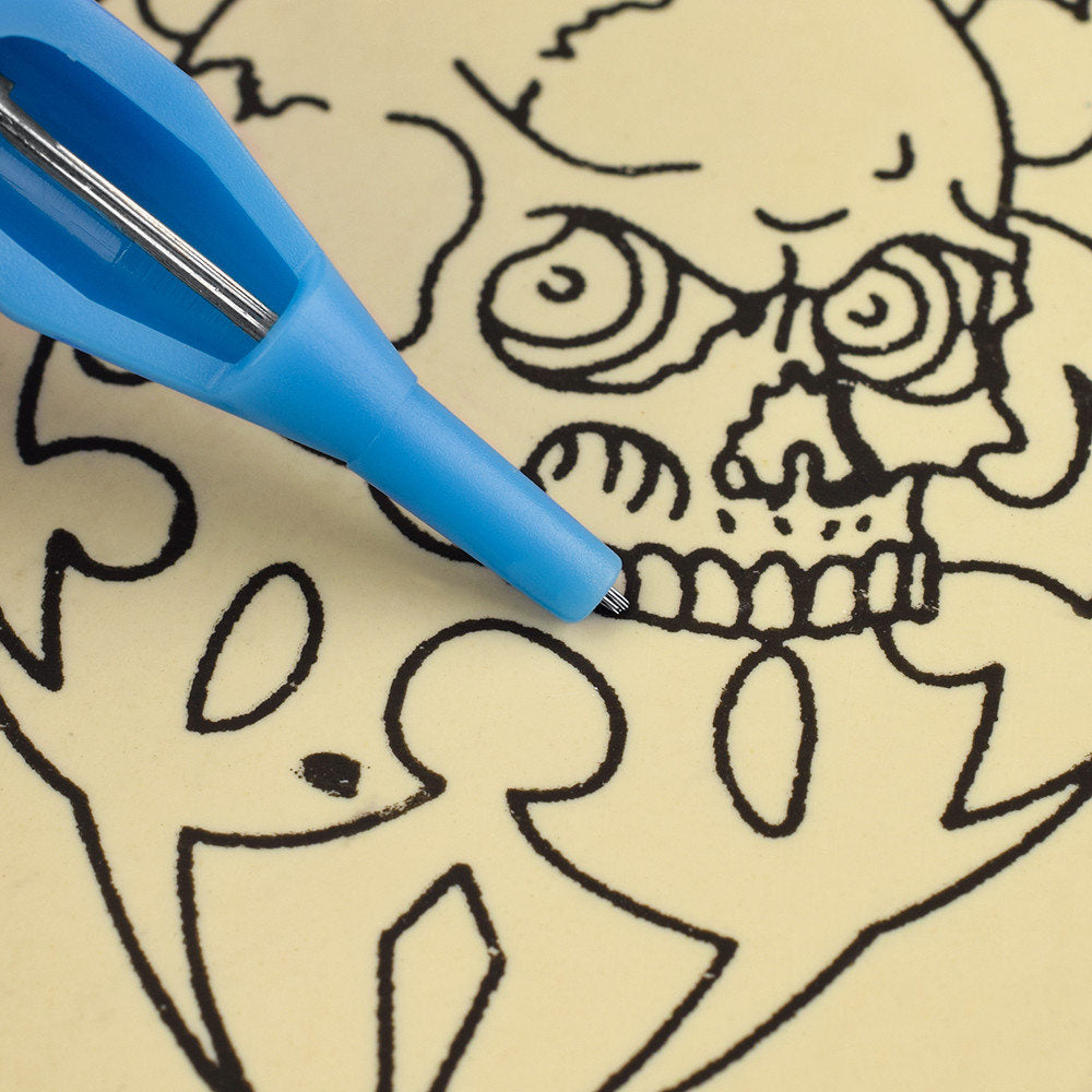 ATOMUS 1mm Tattoo Skin Practice-5pcs Fake Skin for Beginner Skins Skull