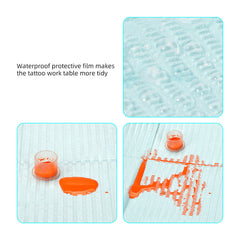 ATOMUS Tattoo Tablecloth - 125pcs Disposable Cleaning Color Absorbent Mat for Tattoo Workbench
