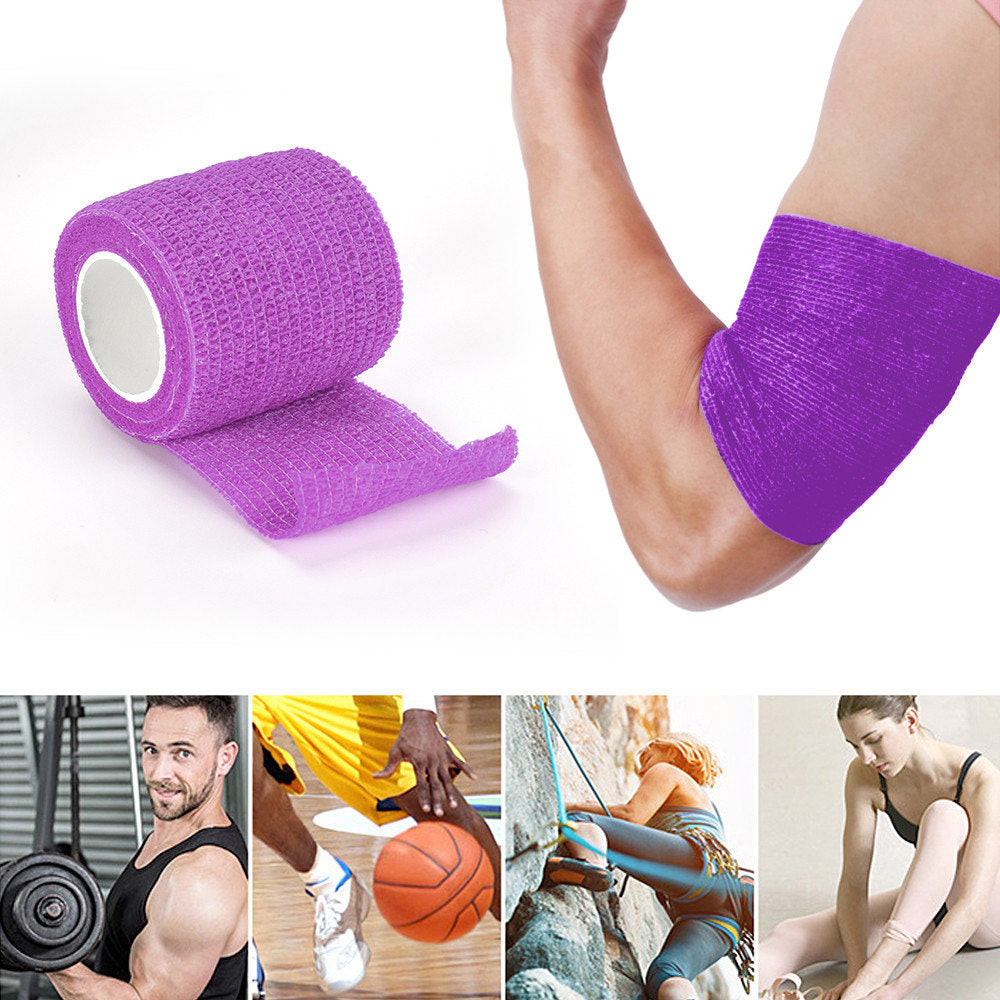 ATOMUS 24 Pack Self Adhesive Tattoo Bandage Wrap 2"  Athletic Tape Tattoo Grip Wrap Ankle Tape