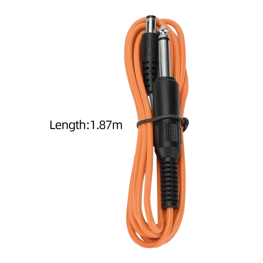 ATOMUS DC to 6.35mm Tattoo Clip Cable - Silicone Ideal for Tattoo Pen Rotary Machine
