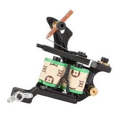 ATOMUS Tattoo Coil Machine Gun 8 Wraps Coil Liner Shader Iron Frame for Tattoo Beginners Starters