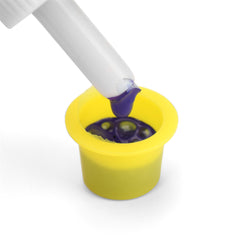 ATOMUS 200pcs Medium Ink Caps - Plastic Pigment Cups Disposable for Tattoo