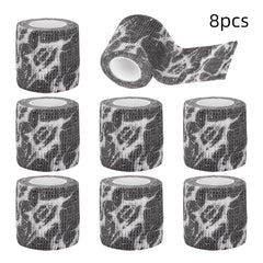 ATOMUS 8 Pack Self Adhesive Tattoo Bandage Wrap 2"  Athletic Tape Tattoo Grip Wrap Ankle Tape