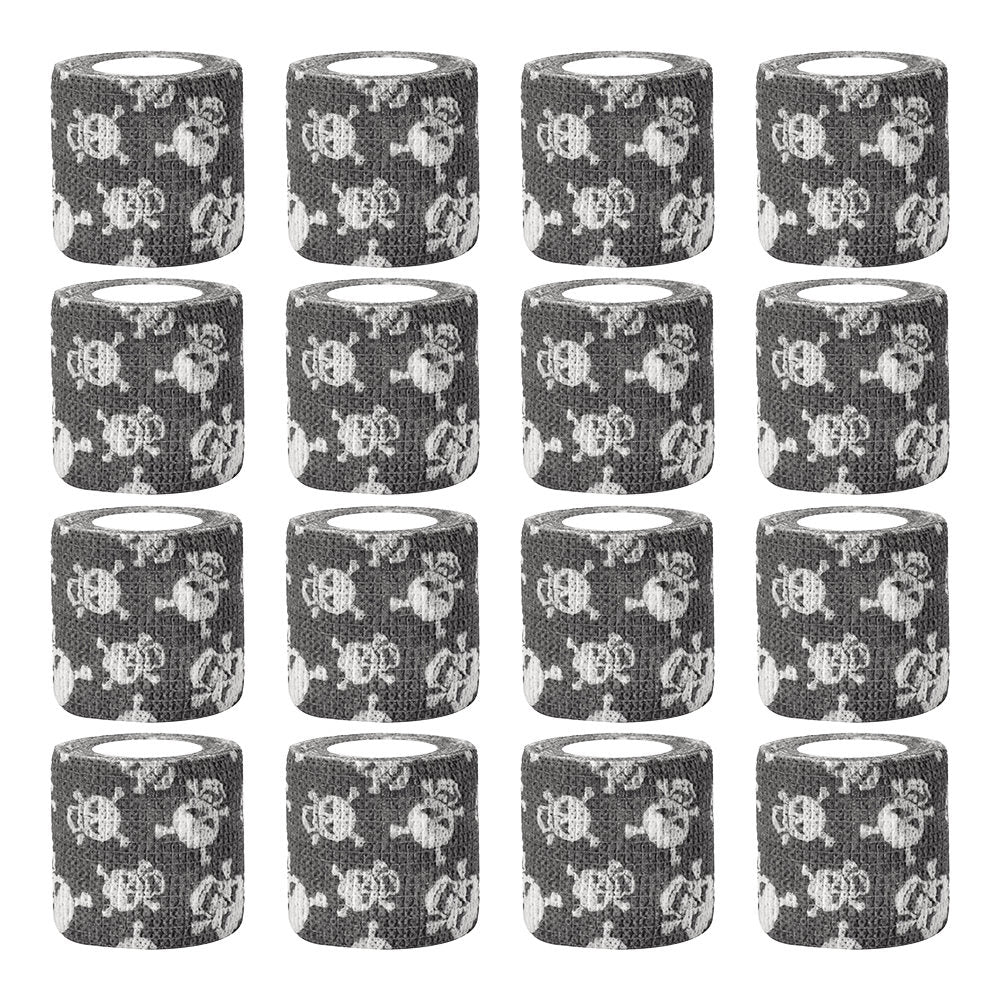 ATOMUS 16 Pack Self Adhesive Tattoo Bandage Wrap 2"  Athletic Tape Tattoo Grip Wrap Ankle Tape