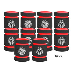 ATOMUS 10pcs Short Tattoo Grip Cover - Foam Tube Sleeves for Tattoo Pen Machine