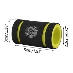 ATOMUS 10pcs Long Tattoo Grip Cover - Foam Tube Sleeves for Enhanced Tattoo Pen Use