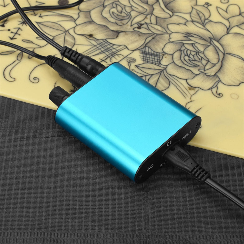 ATOMUS Tattoo Dual Digital Power Supply Foot Pedal 1 Cords Enhanced Features