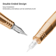 ATOMUS Tattoo Pen Machine Coreless Motor - 2 Handle Grip Cartridges Liner Shader 3.0mm Stroke