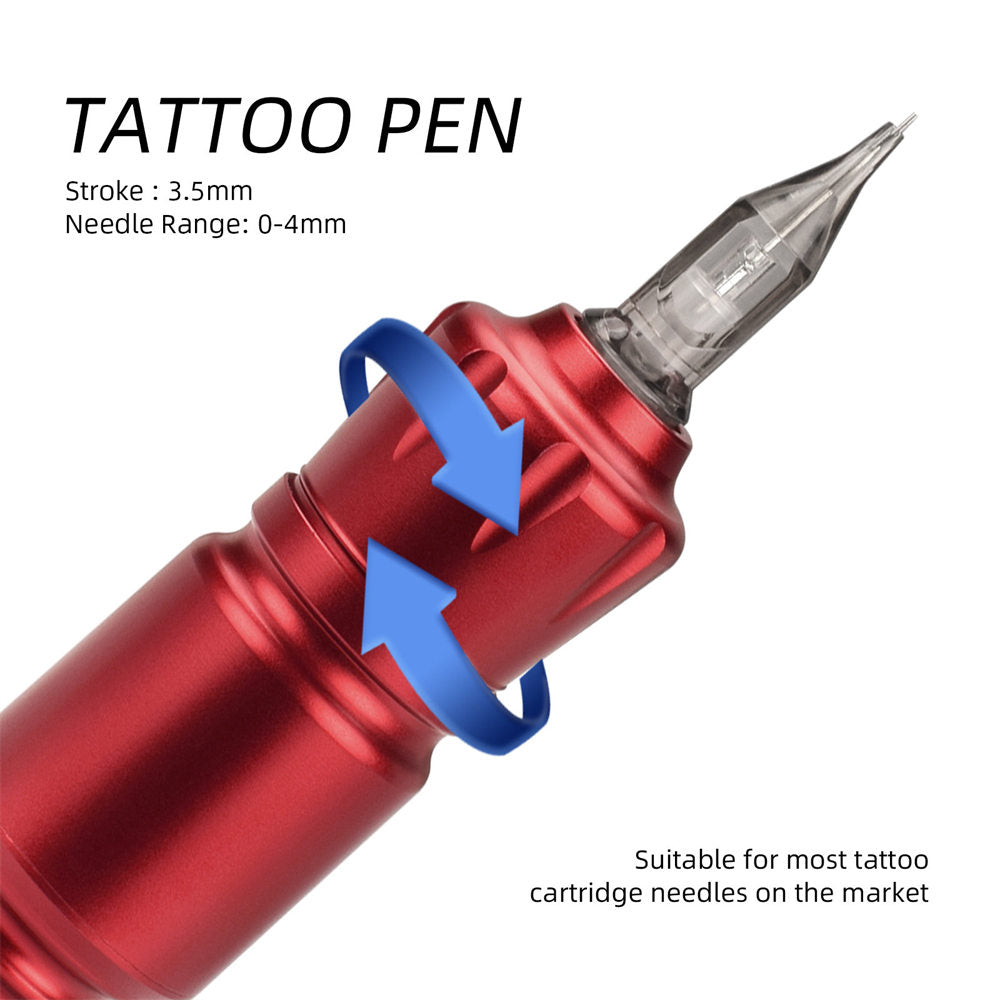 ATOMUS Tattoo Gun - Liner Shader Pen 3.5mm Microbladin Grip Option