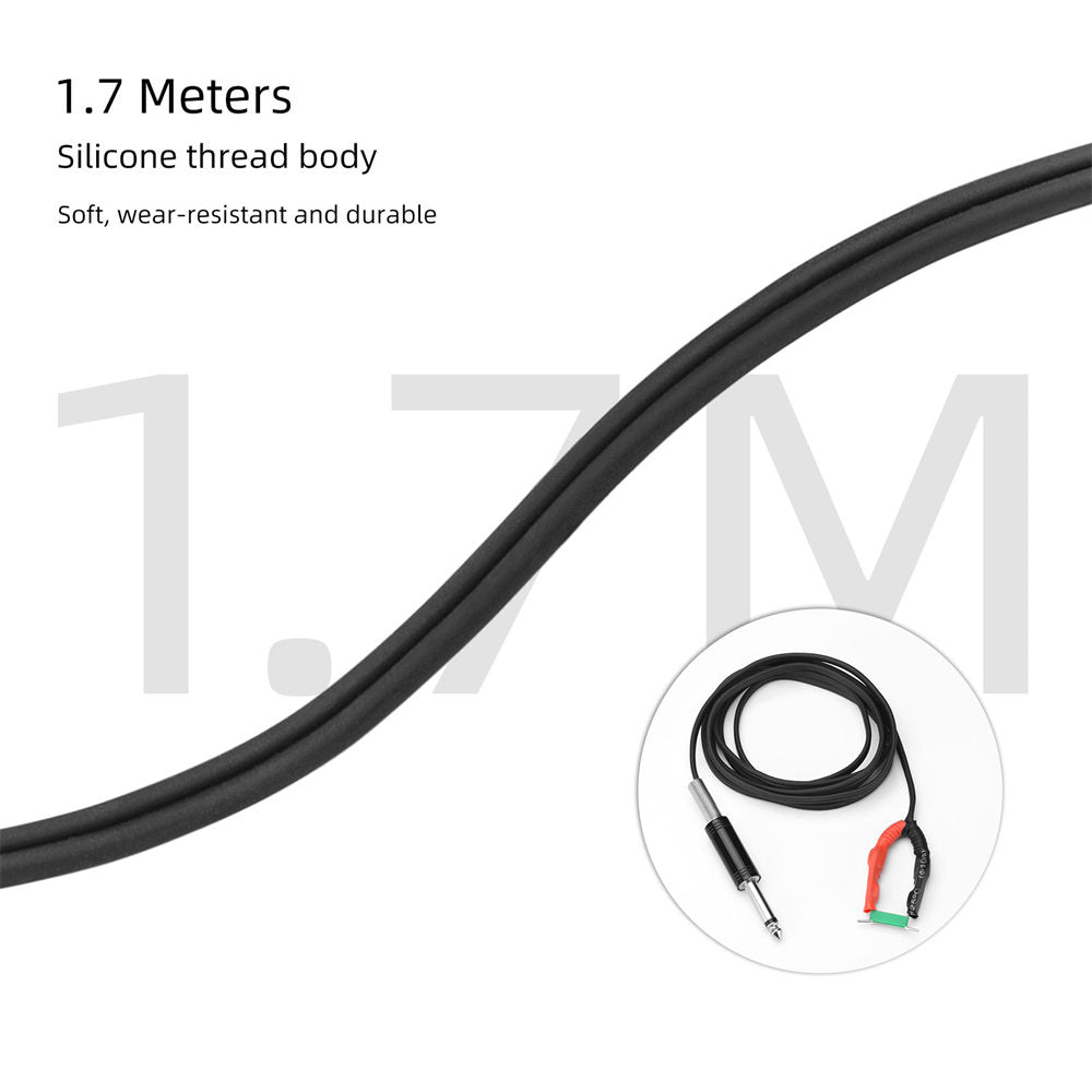 ATOMUS Long Silicone Tattoo Clip Cord - Hook Line Accessories Perfect for Tattoo Machine Kits