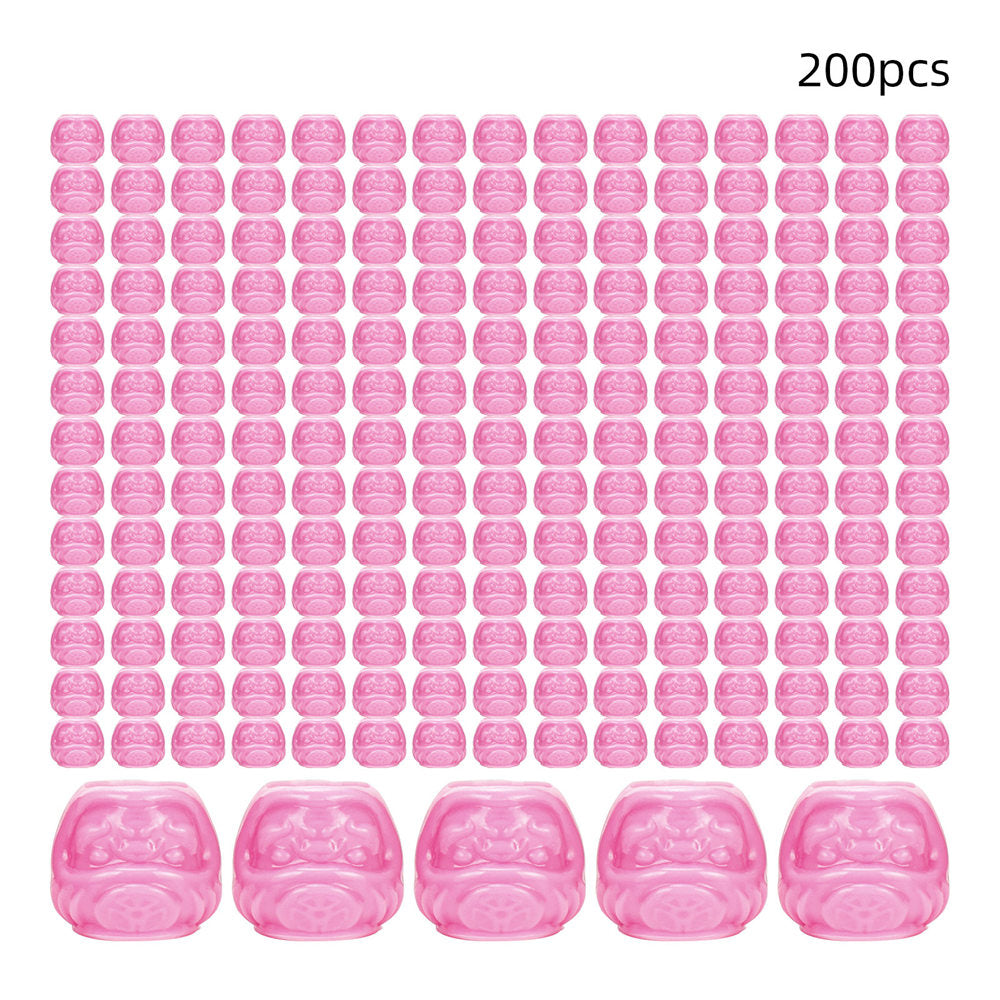 ATOMUS 200pcs Tattoo Ink Caps - ABS Cups Disposable with Stable Base Tattoo Supplies
