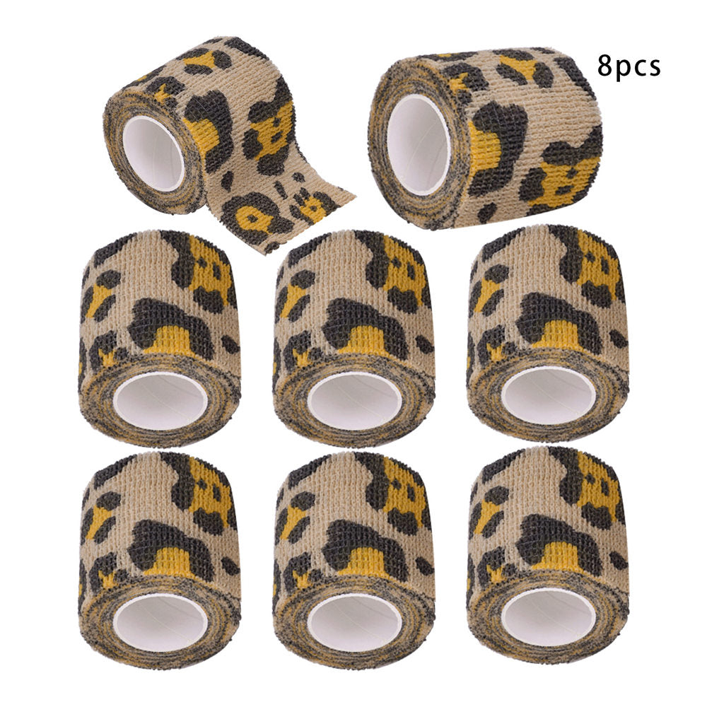 ATOMUS 8 Pack Self Adhesive Tattoo Bandage Wrap 2"  Athletic Tape Tattoo Grip Wrap Ankle Tape