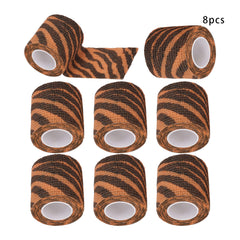 ATOMUS 8 Pack Self Adhesive Tattoo Bandage Wrap 2"  Athletic Tape Tattoo Grip Wrap Ankle Tape