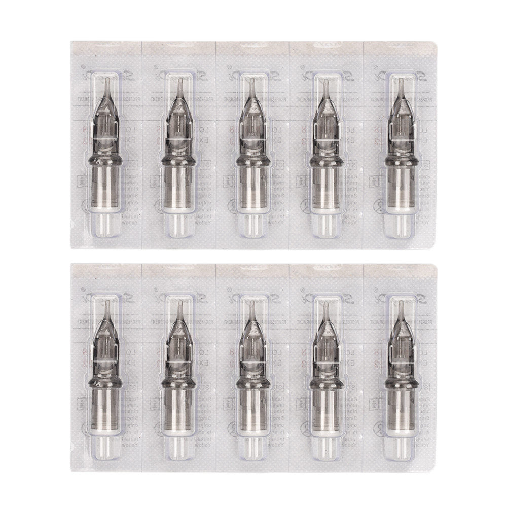 ATOMUS Tattoo Cartridge Needle 10pcs - Round Liners #12 0.35mm RL Series