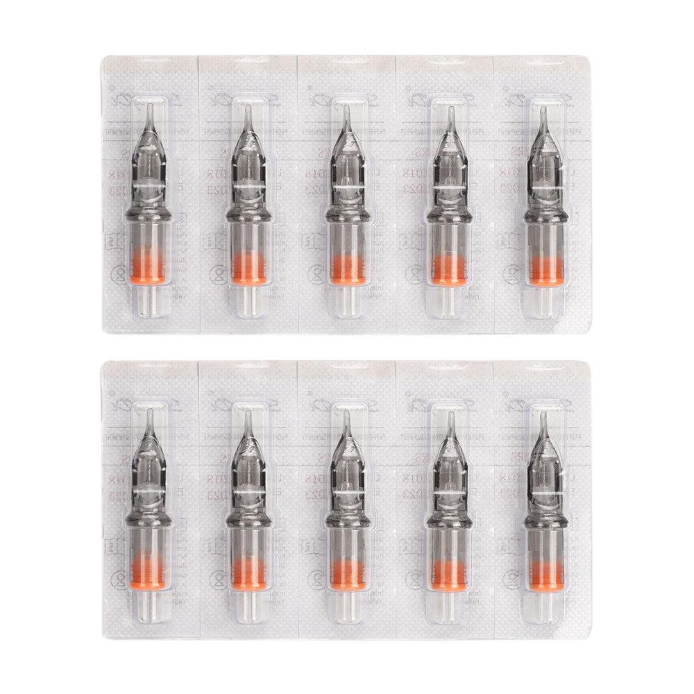 ATOMUS Tattoo Cartridge Needle 10pcs - Round Shader #12 0.35mm RS Series