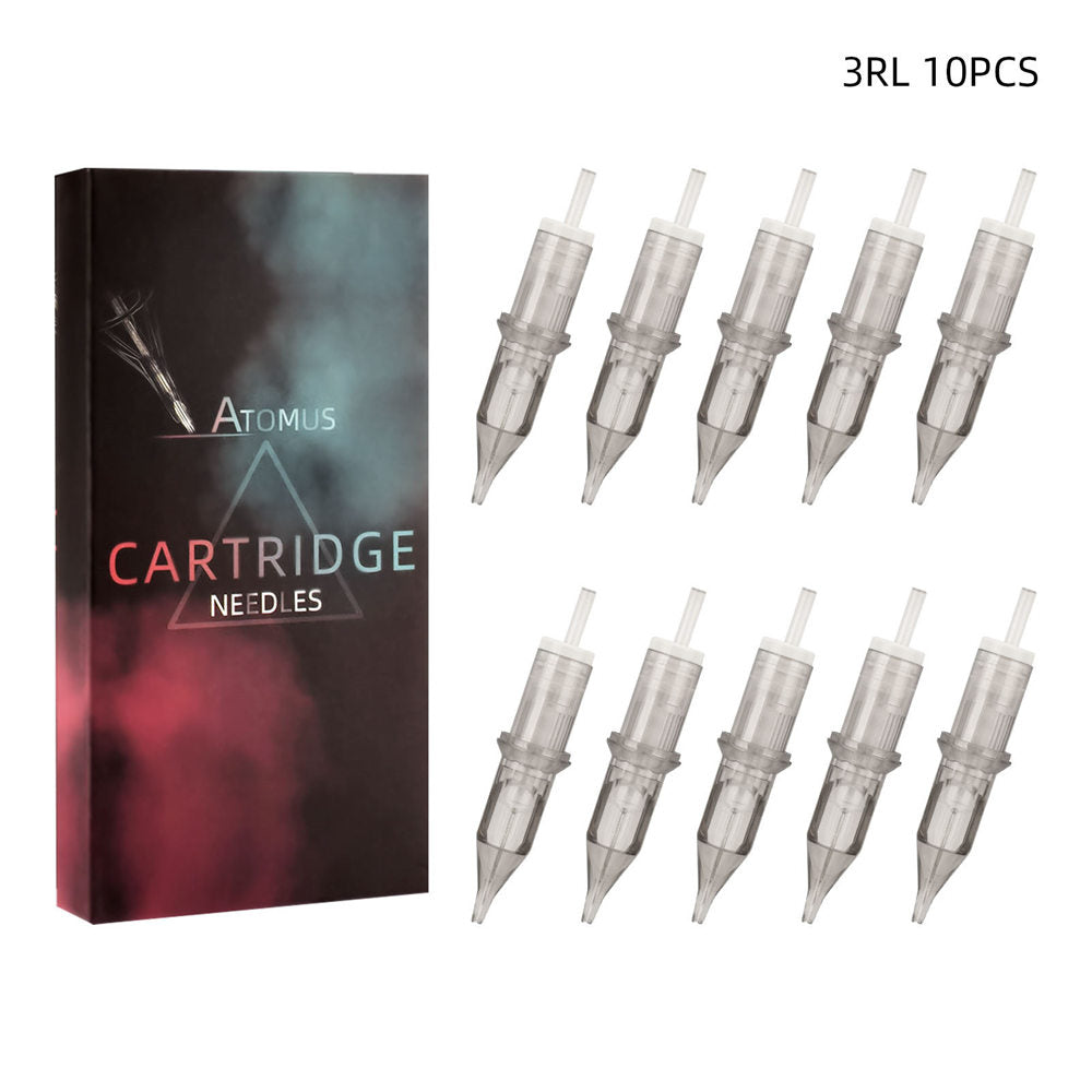 ATOMUS Tattoo Cartridge Needle 10pcs #12 0.35mm 1203 1205 1207 1209 RL RS M1Series