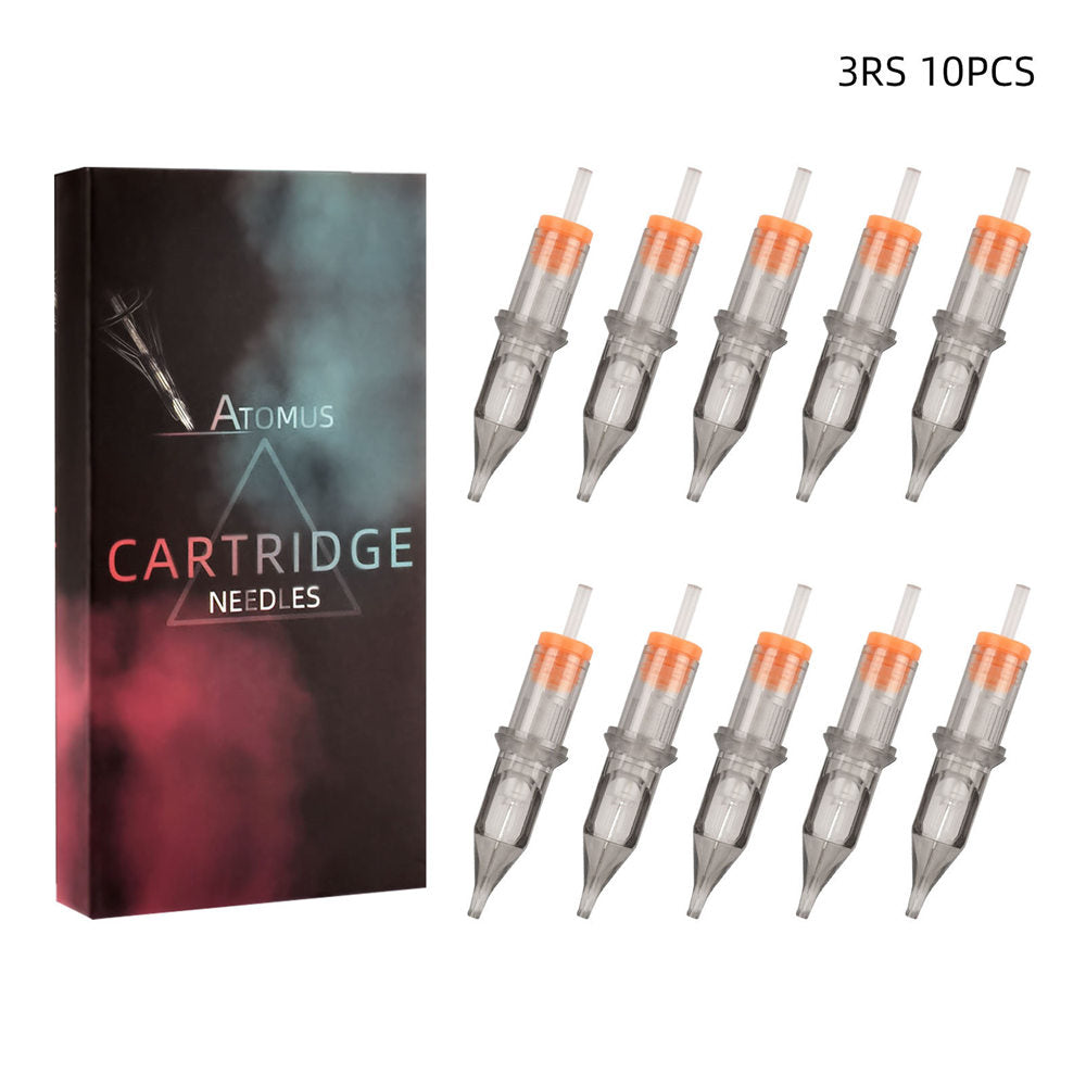 ATOMUS Tattoo Cartridge Needle 10pcs #12 0.35mm 1203 1205 1207 1209 RL RS M1Series