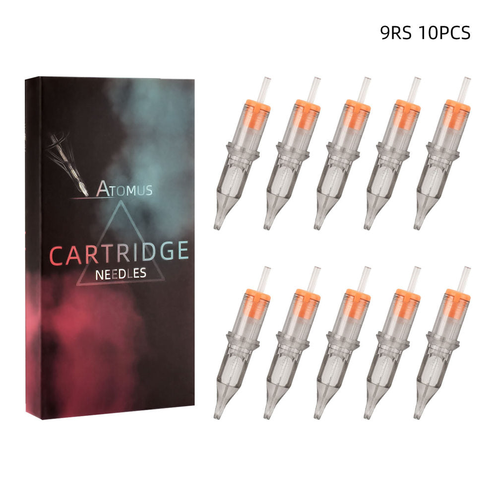 ATOMUS Tattoo Cartridge Needle 10pcs #12 0.35mm 1203 1205 1207 1209 RL RS M1Series