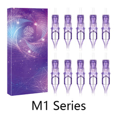 ATOMUS Tattoo Cartridge Needle 10pcs -Standard Magnum Shader #12 0.35mm Purple M1 Series