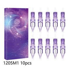 ATOMUS Tattoo Cartridge Needle 10pcs -Standard Magnum Shader #12 0.35mm Purple M1 Series